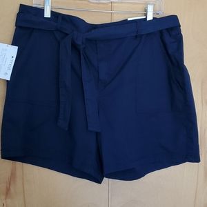 Style & Co Comfort Waist Navy Blue Shorts Mid Rise